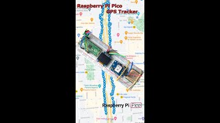 Raspberry Pi Pico amp GPS  GPS tracking system Google Maps Shorts [upl. by Freytag]