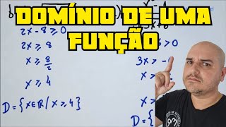 Função 06 Domínio de uma Função [upl. by Erbua]