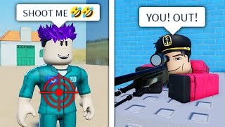 Roblox Squid Game 2 Funny Moments SNIPER [upl. by Asirak]