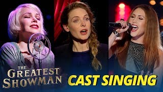 The Greatest Showman Cast Singing Michelle Williams amp Loren Allred [upl. by Crosley]