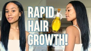 5 Best Oils For FASTER Hair Growth 🙌🏽 [upl. by Haney]