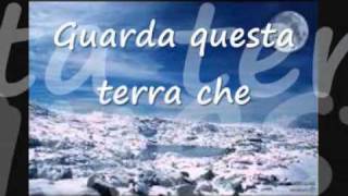 Andrea Bocelli  Canto Della Terra with lyrics [upl. by Sivra211]