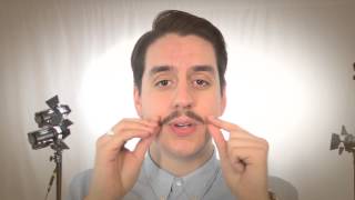 How To Use Moustache Wax [upl. by Nohsauq]