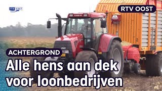 Loonbedrijven in Overijssel druk met oogsten maïs  RTV Oost [upl. by Enahs]