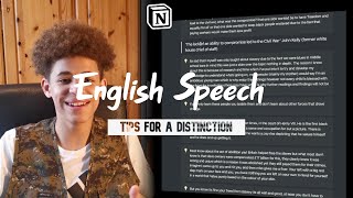 How to Get a DISTINCTION In Your GCSE English Language Speech [upl. by Ree]