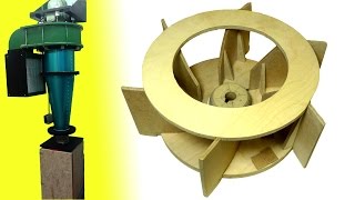 Homemade dust collector upgrades Part 1 New impeller [upl. by Alleinad817]