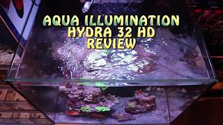 AI Hydra 32 HD Led Reef Light Review [upl. by Odille158]