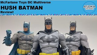 McFarlane Toys DC Multiverse Review Hush Batman  Asoka The Geek [upl. by Ynnej]