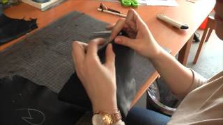 Making leather gloves by Evelyn Toomistu [upl. by Drofwarc]