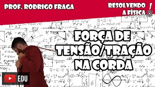 Aula Força de TensãoTração num Fio [upl. by Oelc]