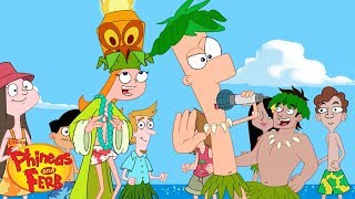 Backyard Beach 🎶  Phineas and Ferb  Disney XD [upl. by Augie]