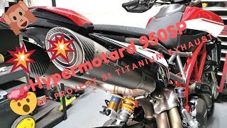 Ducati Hypermotard 950 SP SC Project S1 Exhaust amp Arrow Decat [upl. by Kcirrez]