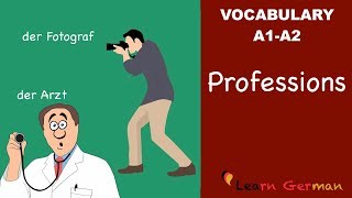 Learn German  German Vocabulary  Professions  Berufe [upl. by Chil]