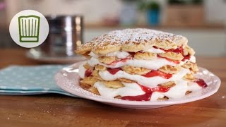 Waffeln  als Waffeltorte für echte Feinschmecker chefkoch [upl. by Son]