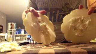 How to save seed from a patty pan squash [upl. by Eytak66]