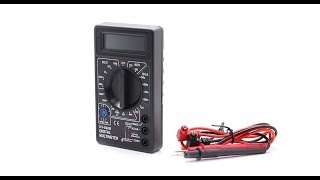 Digital Multimeter DT830B REVIEW TESTING [upl. by Biddie]