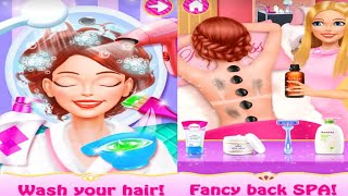 Barbie princess makeup and salon spa  games for girls [upl. by Lekcim]