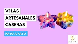 👉 Como Hacer Velas CASERAS principiantes😉 [upl. by Ardnaeel]