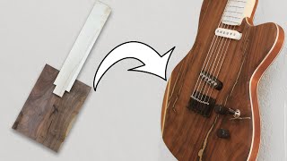 Making A Custom Guitar From Scratch [upl. by Eilhsa409]