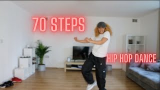 HIPHOP DANCE STEPS  SOCIAL DANCES BASICS TRENDS FOUNDATIONS  70 STEPS [upl. by Iidnarb]