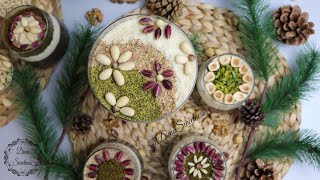 Assida Zgougou crème de grains de pin dAlep عصيدة الزقوقو [upl. by Stephie]