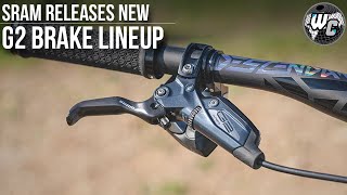 Sram G2 Ultimate amp G2 RSC Brakes  New Release From SRAM [upl. by Cyrill633]