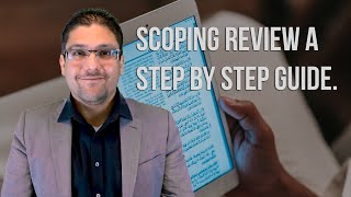 Scoping Review A Step By Step Guide Dr Hassaan Tohid [upl. by Sivehc]