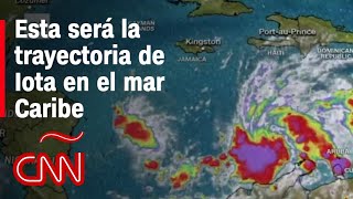 Se forma la tormenta tropical Iota en el mar Caribe esta será su trayectoria [upl. by Alegnasor]