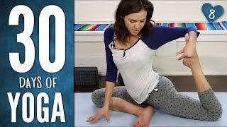 Day 8  Yoga For Healing amp Meditation  30 Days of Yoga [upl. by Trilbee]