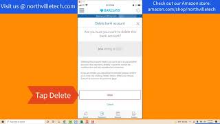 Delete an External Bank Account from Barclaycard App [upl. by Mazur163]