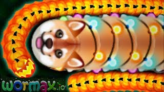 Wormaxio luckiest worm ever  Epic Wormaxio Gameplay Wormaxio Funny Moments [upl. by Pournaras813]