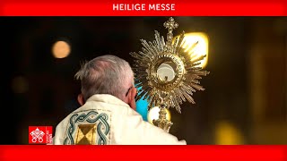 06 Juni 2021 Heilige Messe Heiligen Leibes und Blutes Christi  Predigt Papst Franziskus [upl. by Erinna]