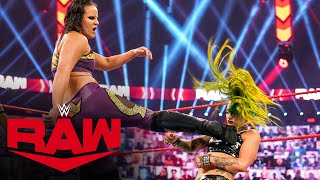 Nia Jax amp Shayna Baszler vs The Riott Squad – WWE Women’s Tag Team Title Match Raw Oct 5 2020 [upl. by Marlyn]