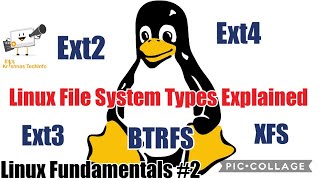 Linux File System Types Explained  Ext2Ext3Ext4XFSBTRFS  Linux Fundamentals 2 [upl. by Marinelli]