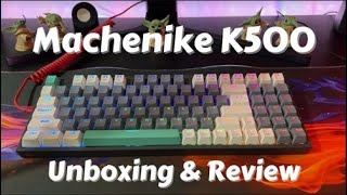 Machenike K500 Keyboard  Unboxing amp Review [upl. by Simmonds]