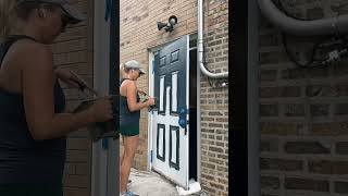 How To Paint an Exterior Metal Door [upl. by Kinsley]