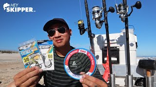 My MOST EFFECTIVE Surf Fishing Gear RODS REELS amp TACKLE [upl. by Enoj]