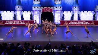 Michigan Dance Team Jazz SemiFinals at UDA Nationals [upl. by Gainor]