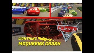 Cars 3  Lightning McQueens Crash Diecast Remake [upl. by Heathcote]