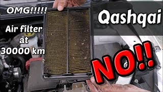 Tutorial  How to Change Air Filter On Nissan Qashqai J11 [upl. by Lyred]