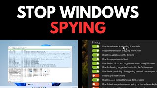 Stop Windows Spying [upl. by Rudman]