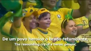 National Anthem of Brazil  quotHino Nacional Brasileiroquot [upl. by Karen14]