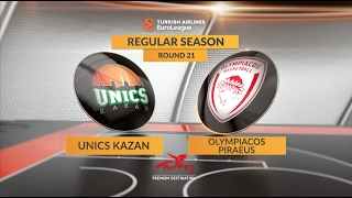 Highlights Unics KazanOlympiacos Piraeus [upl. by Einattirb64]