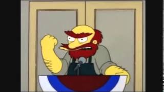 Groundskeeper Willie Mayor speech [upl. by Anonyw]