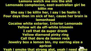 gucci mane lemonade lyrics on screen [upl. by Auqined]