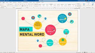 Como crear un mapa mental en WORD [upl. by Delmore]