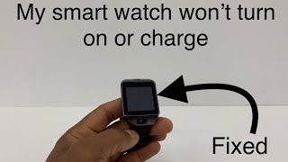 My Smart watch won’t turn on won’t charge screen completely black [upl. by Hanschen]