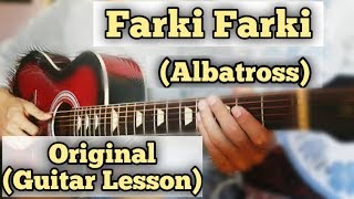 Farki Farki Timi bhane  Albatross  Guitar Lesson  Original Chords [upl. by Edme]