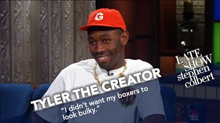 Tyler The Creator Wears Boxers In Late Nights Coldest Theater [upl. by Lorrie]