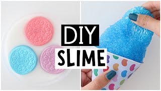 MAKING 4 AMAZING DIY SLIMES  Satisfying NO GLUE Slime Recipes [upl. by Terri]